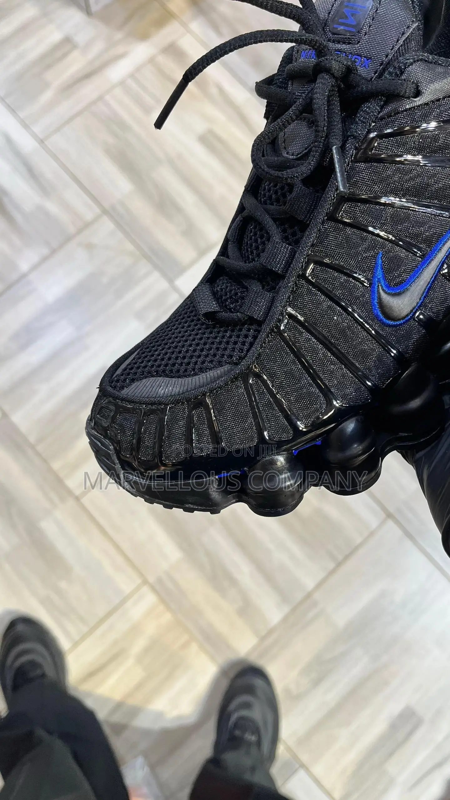 Nike Shox TL Black Origin Blue