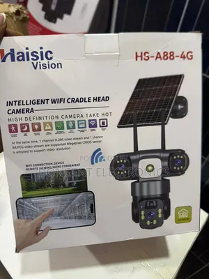Haisic HS-A88-4G Multi-Lens Solar PTZ Security Camera With Panel