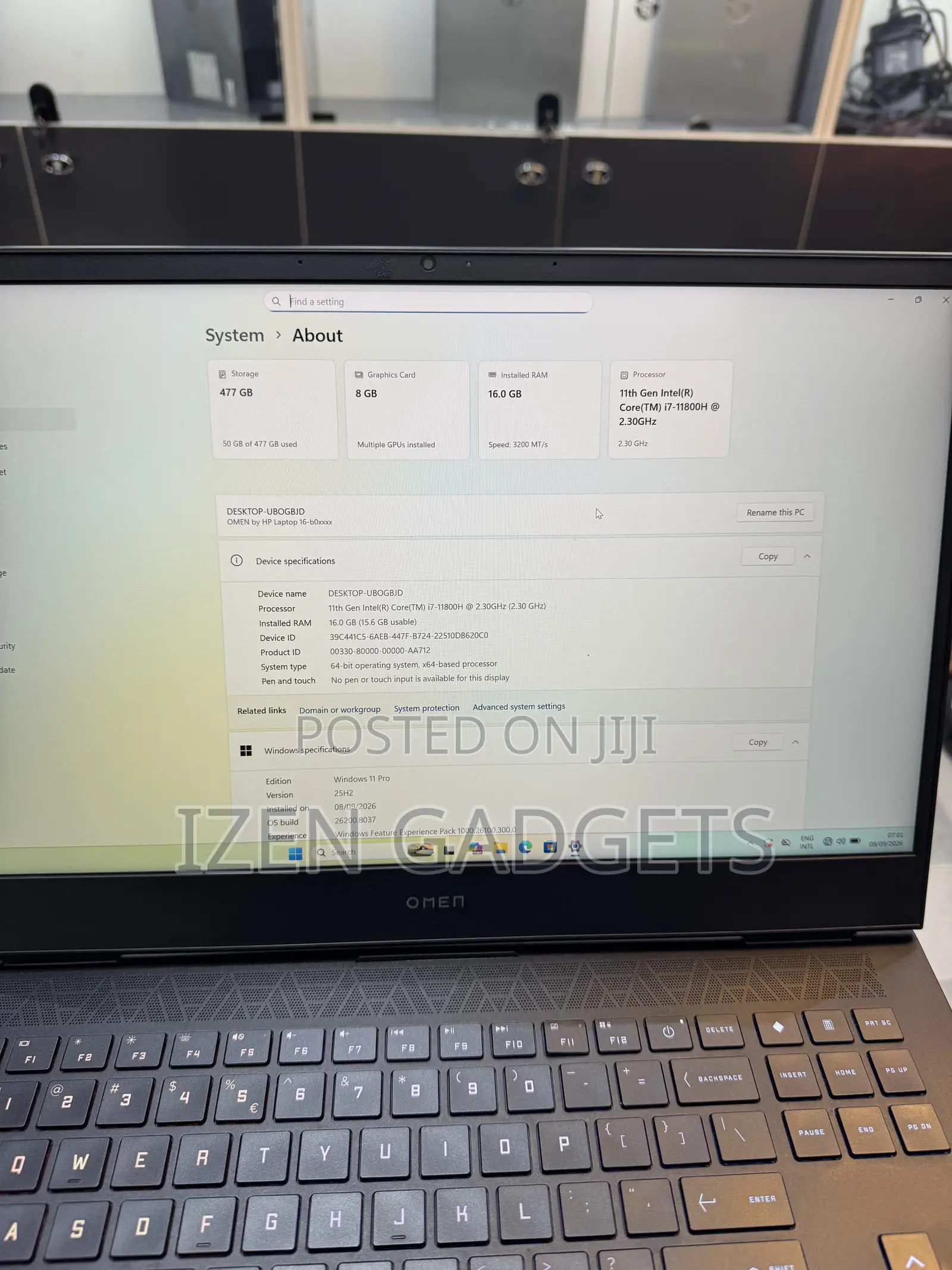 Laptop HP Omen 16 16GB Intel Core i7 SSD 512GB
