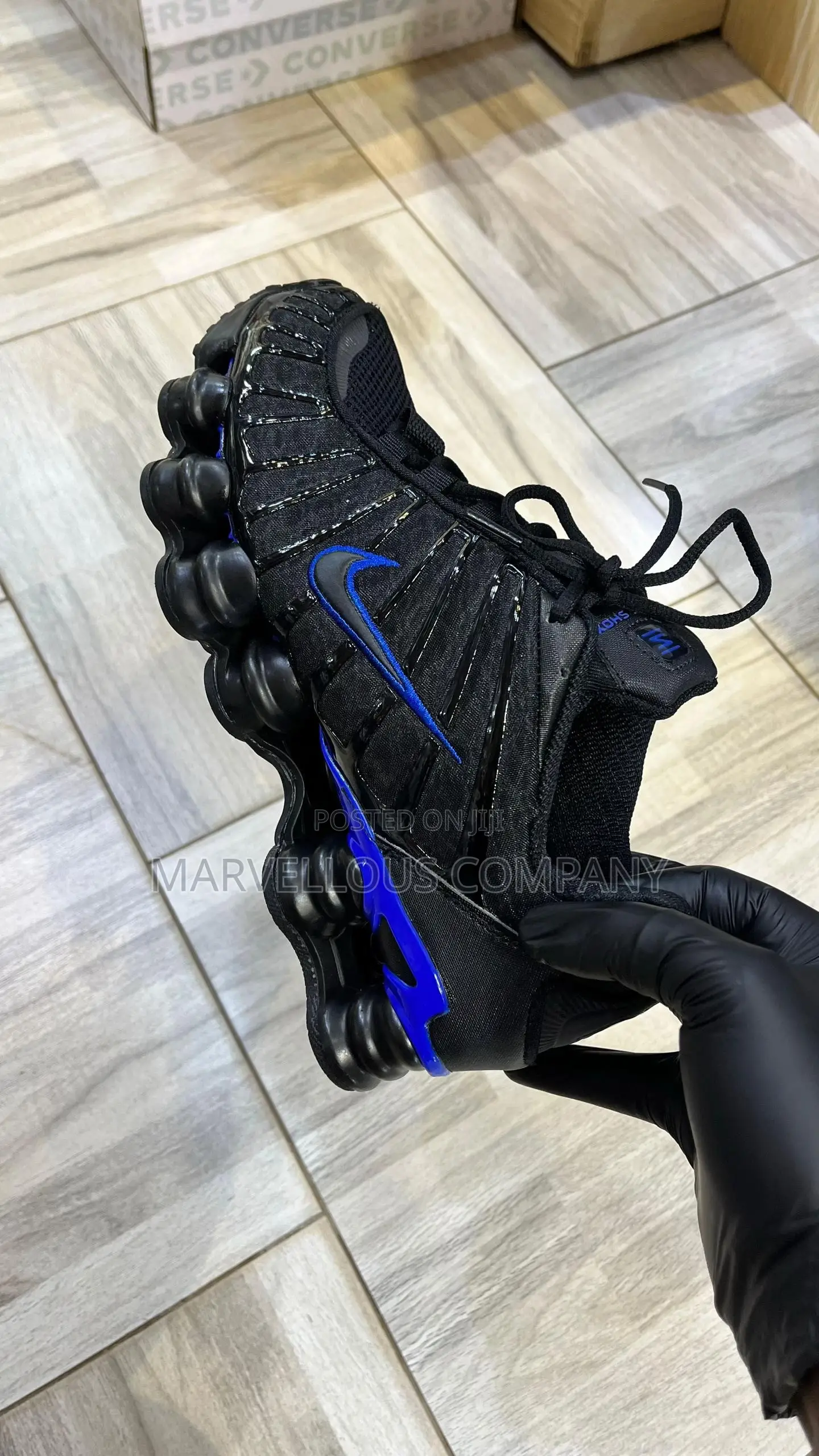 Nike Shox TL Black Origin Blue