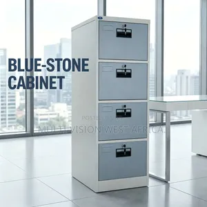 Blue -Stone 4-Drawer Metal Cabinet