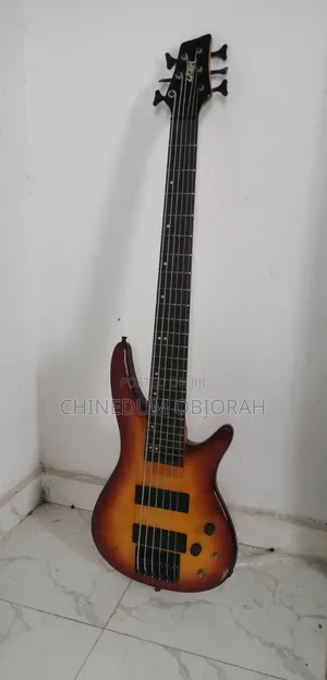 LAZER 6-String Active Bass Guitar — Intermediate Grade