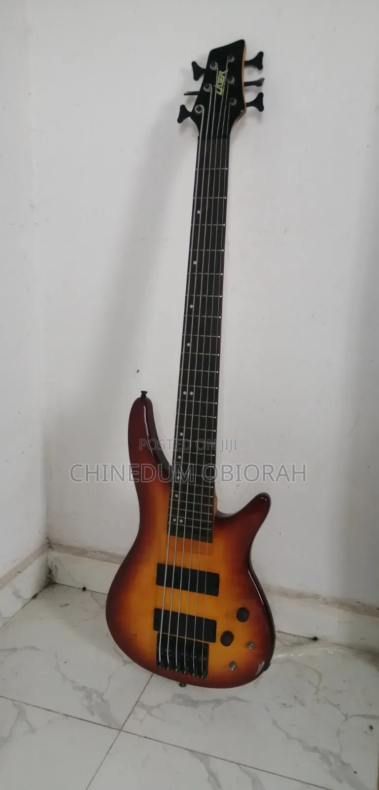 LAZER 6-String Active Bass Guitar — Intermediate Grade