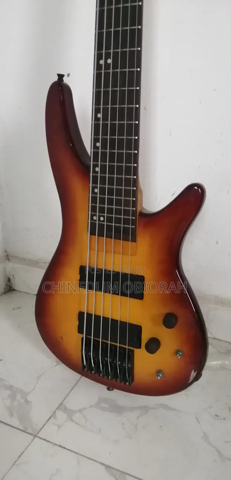 LAZER 6-String Active Bass Guitar — Intermediate Grade