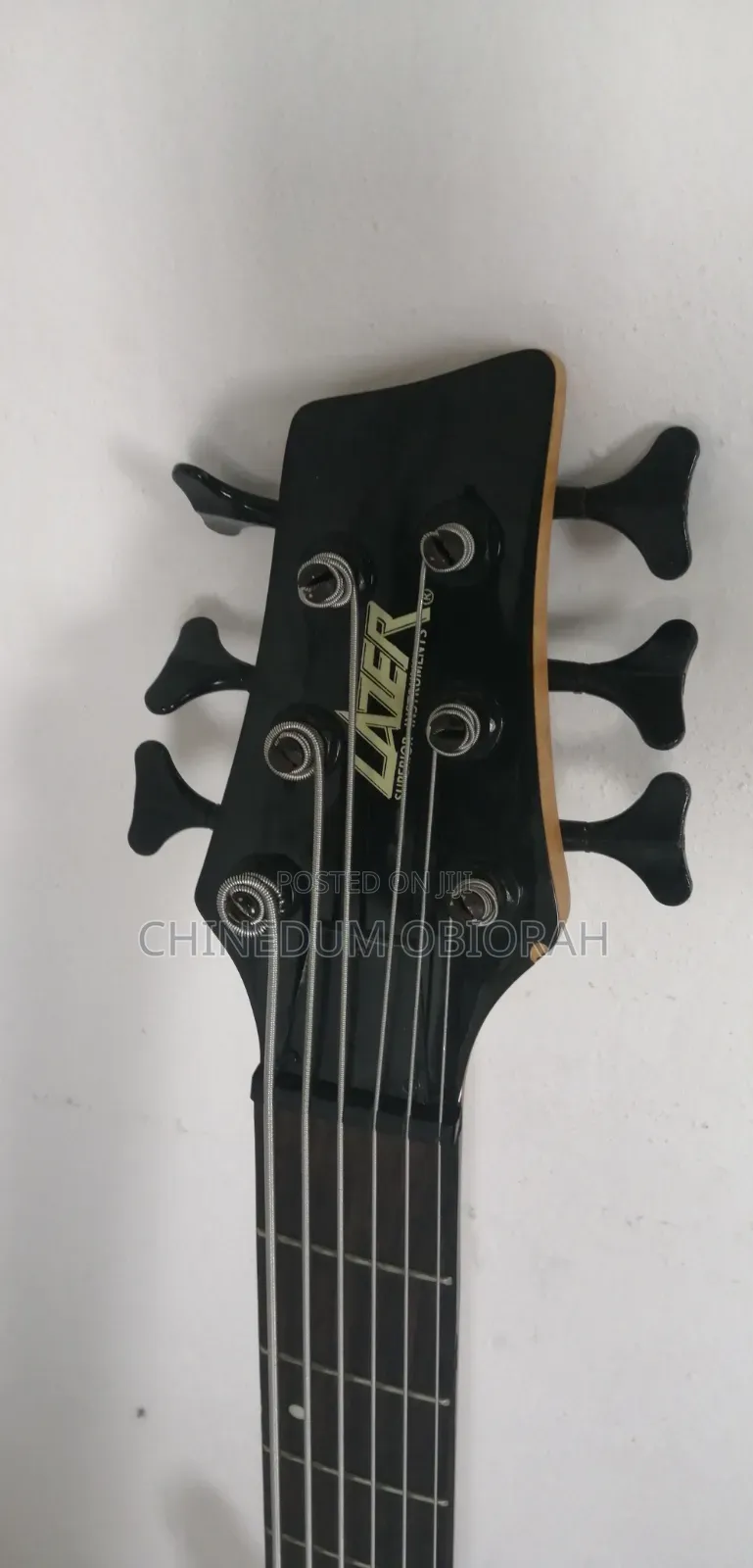 LAZER 6-String Active Bass Guitar — Intermediate Grade