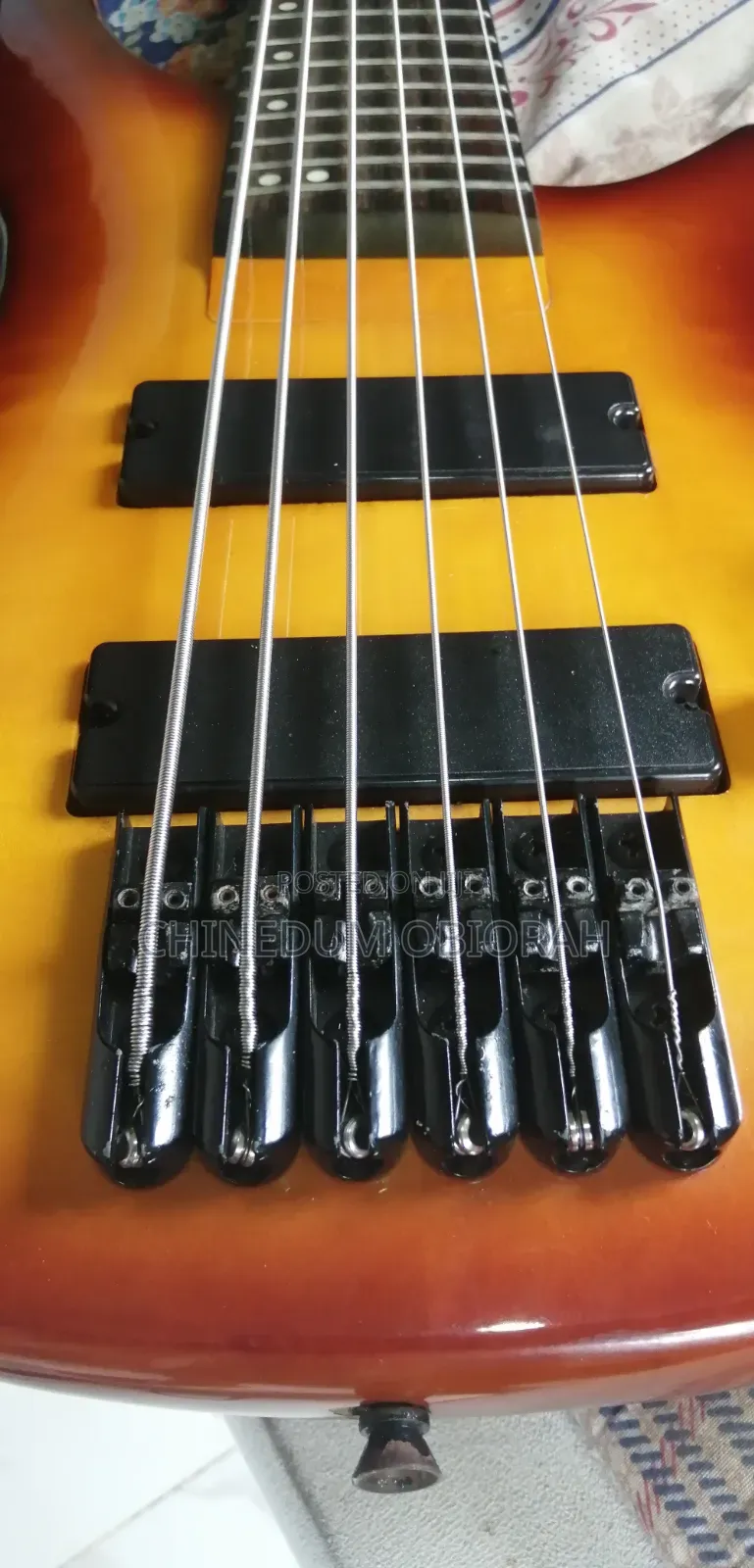 LAZER 6-String Active Bass Guitar — Intermediate Grade