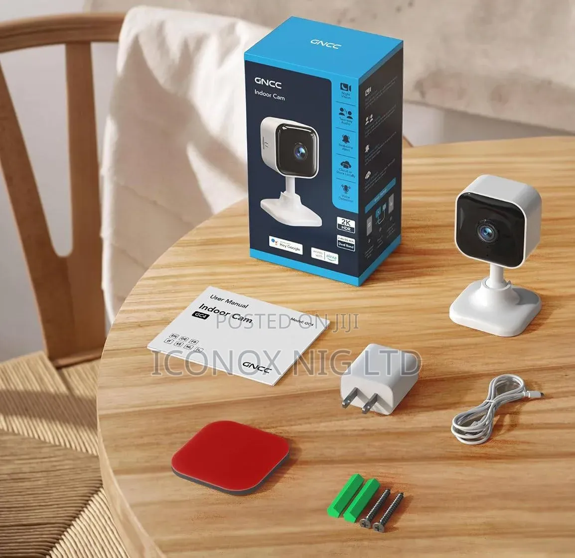 Alexa, Google Home Security WiFi Camera Motion Detect NightVision Cam