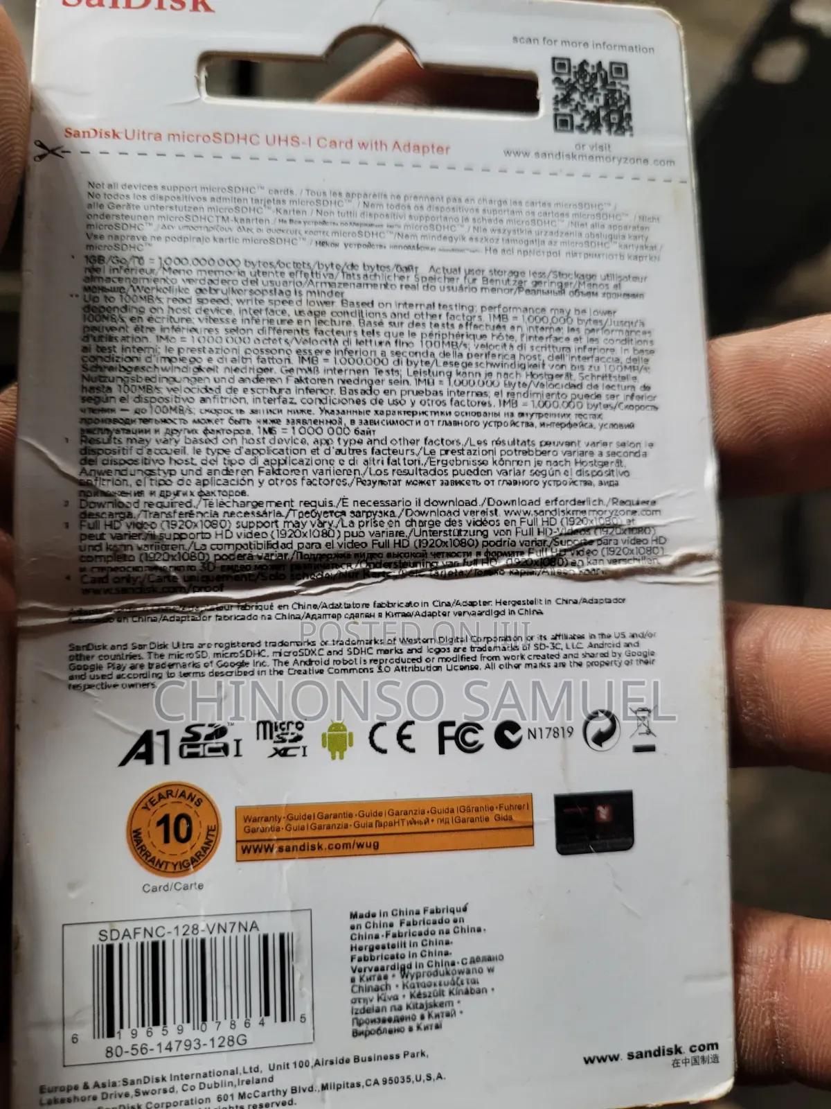 64gb Sandisk Memory Card