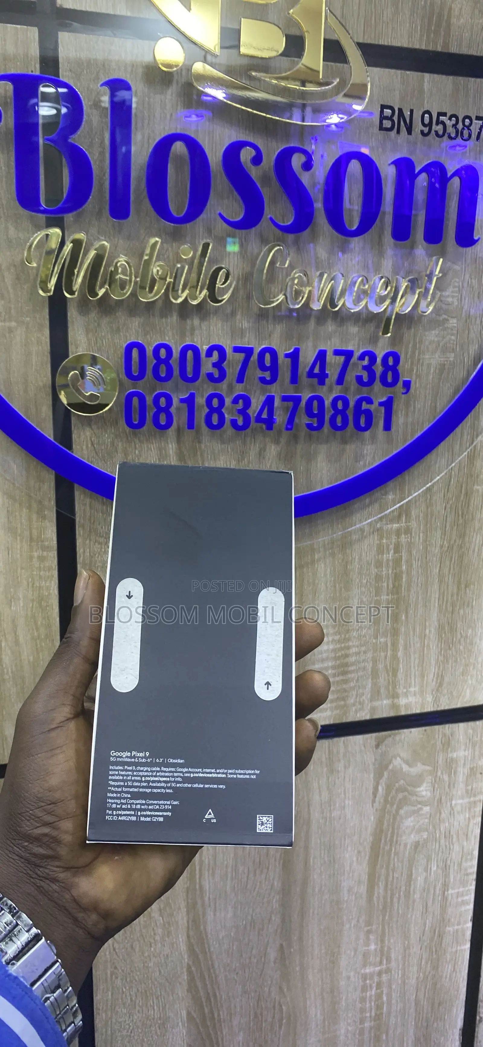 New Google Pixel 9 128 GB Black