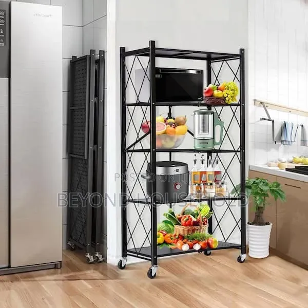 5-Tier Heavy-Duty Kitchen Storage Rack Vegetable Rack