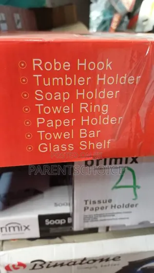 Brimix Stainless Exquisite 7pcs Bathroom Accessories