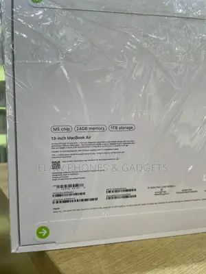 New Laptop Apple MacBook Air 2026 M5 24GB Apple M5 SSD 1T