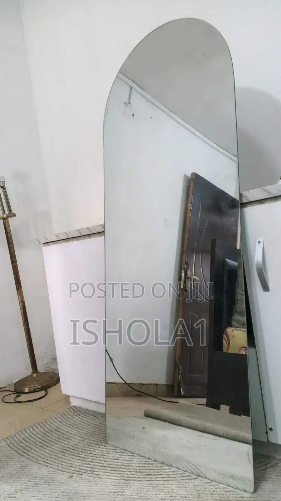 Big Standing Mirror With Back Hanger