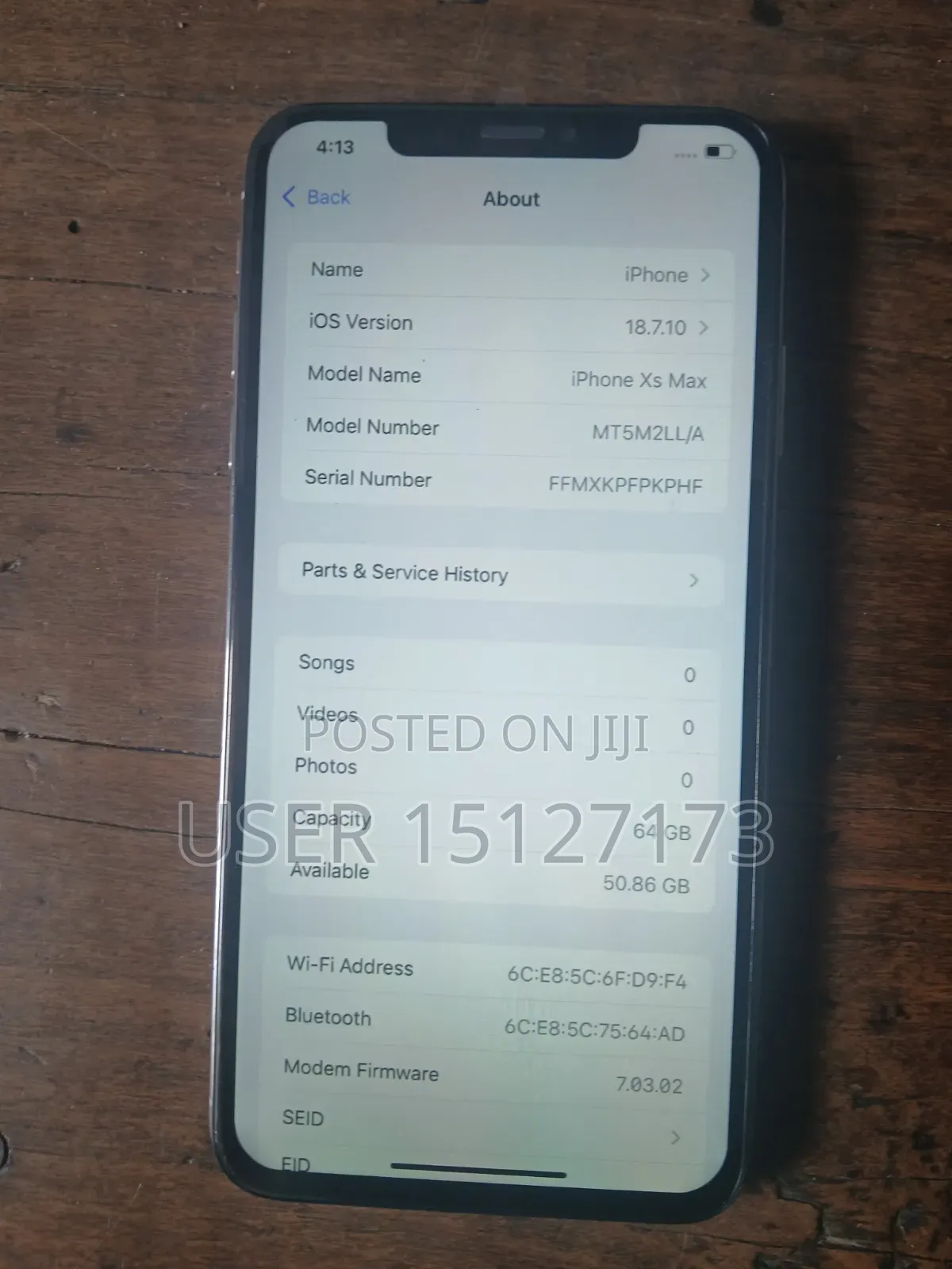 Apple iPhone XS Max 64 GB White