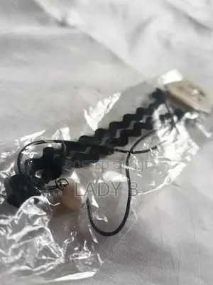 Trendy Double Layered Choker With White Pearl Center