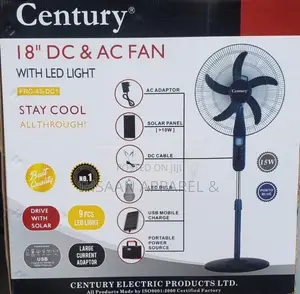 Century 18' AC/Dc Fan FRC-45-DC1 Solar Fan