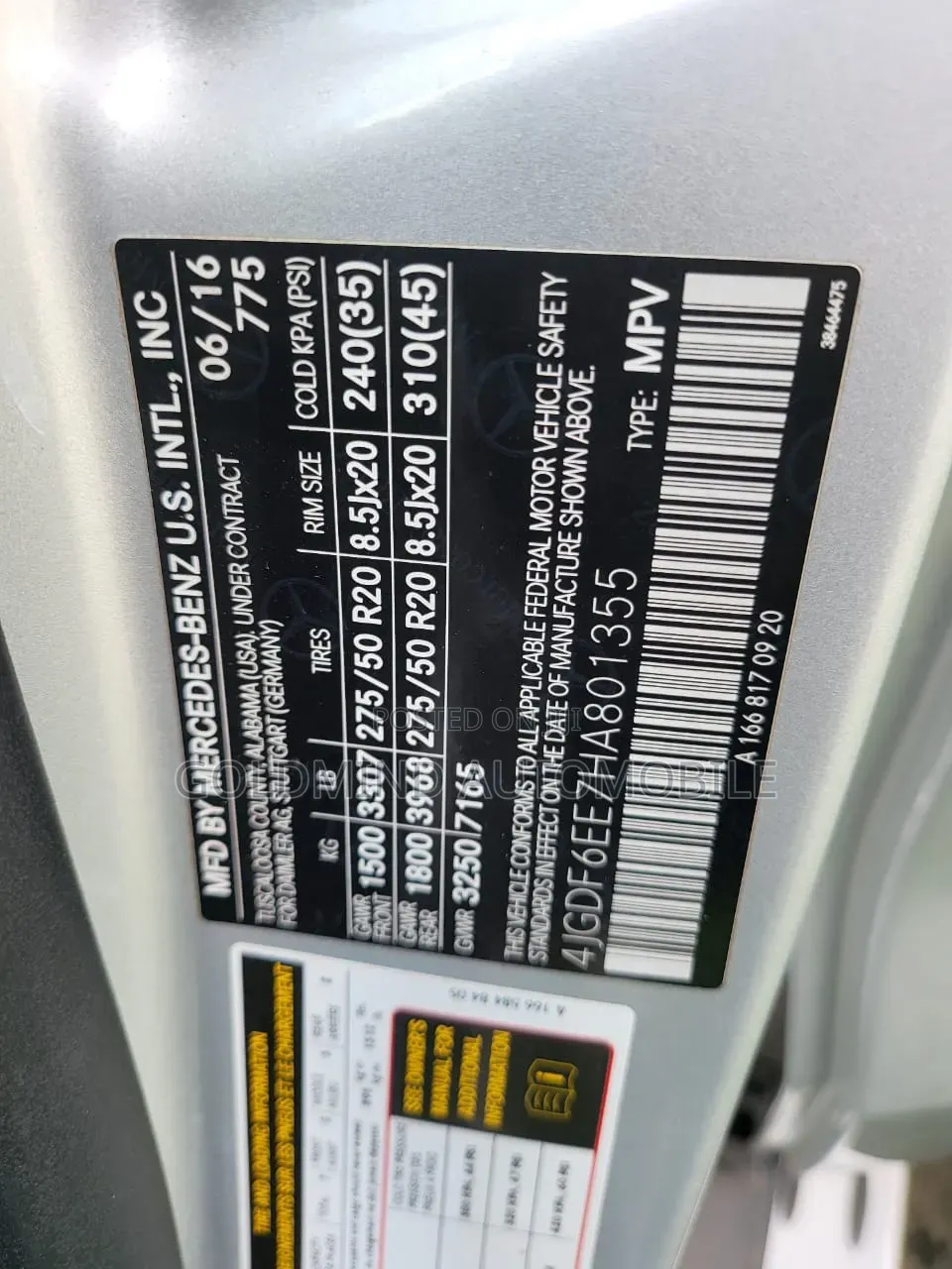 Mercedes-Benz GLS-Class 2017 Silver