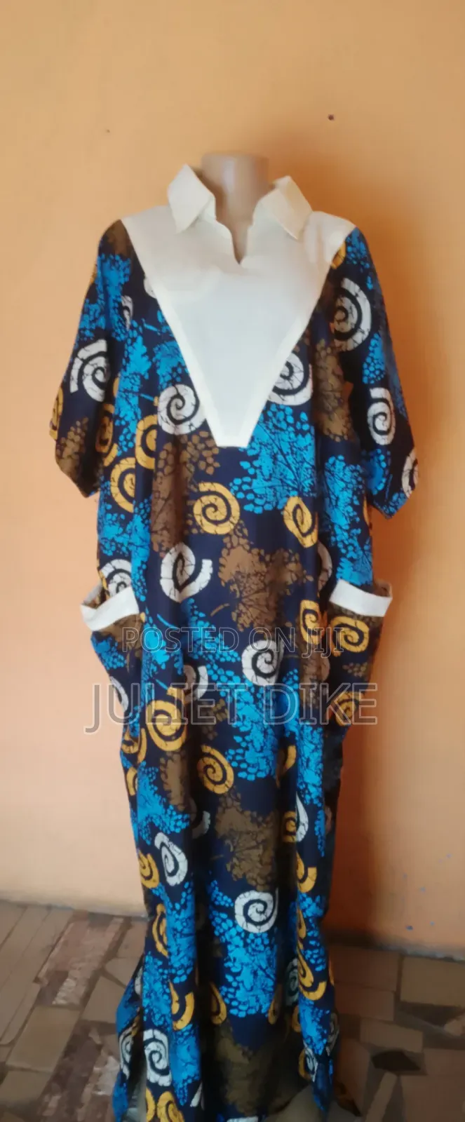Bubu Gown With Collar