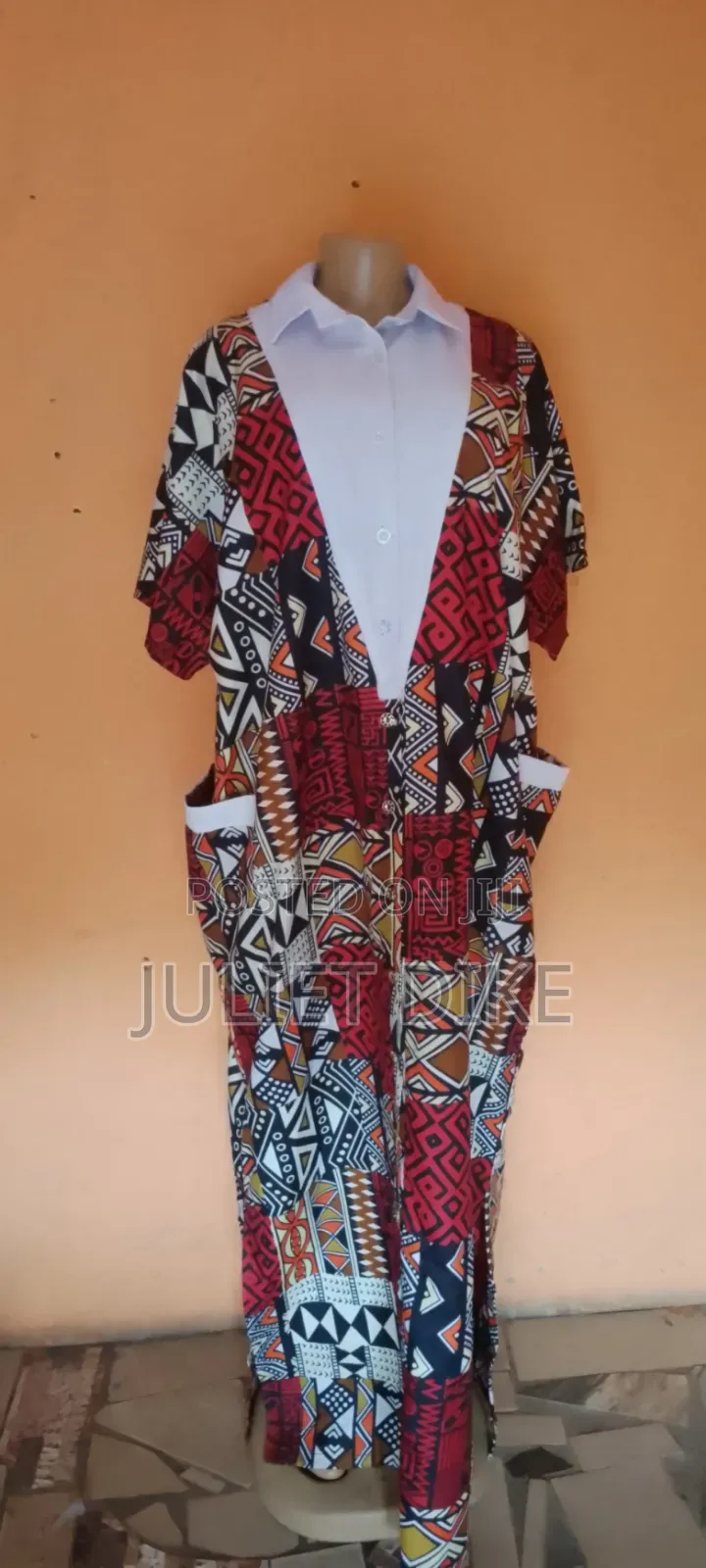 Bubu Gown With Collar