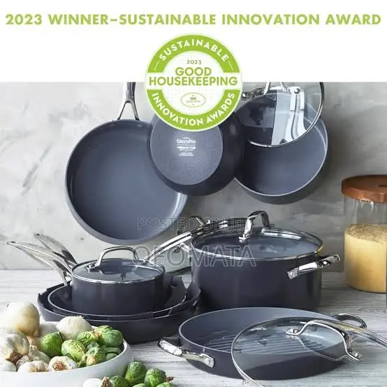 GreenPan 11-Piece Valencia Pro Ceramic Nonstick Cookware Set – Inducti