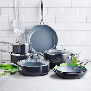 GreenPan 11-Piece Valencia Pro Ceramic Nonstick Cookware Set – Inducti