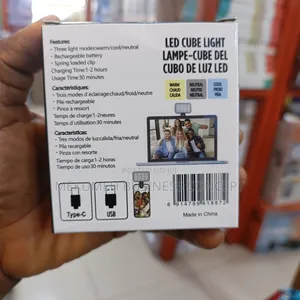 Led Cube Light With Clip
