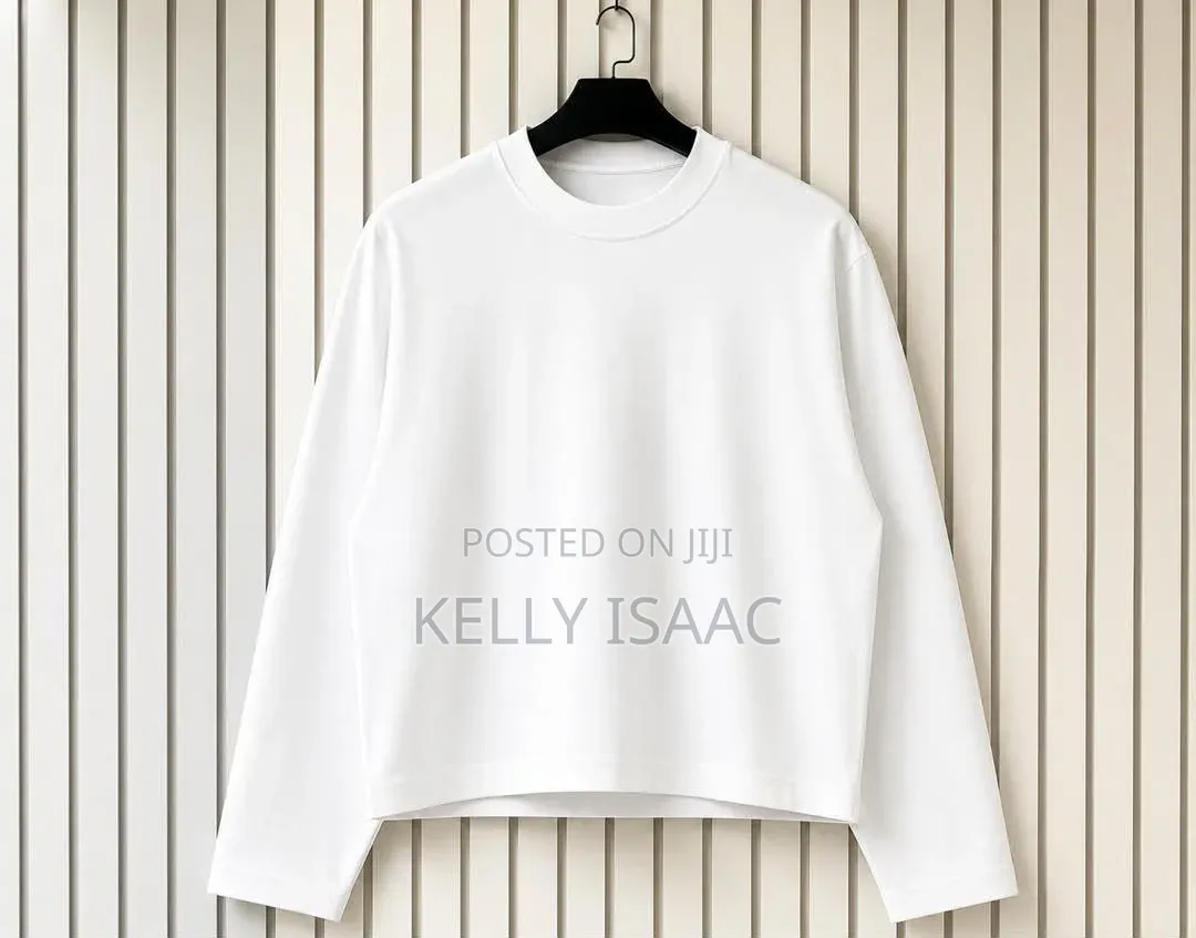 Available Long Sleeve Crop Polo
