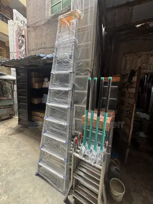 8 Steps Aluminium Durable a Frame Ladder Double Sided Steps