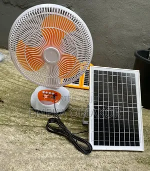 Solar Rechargeable Table Fan