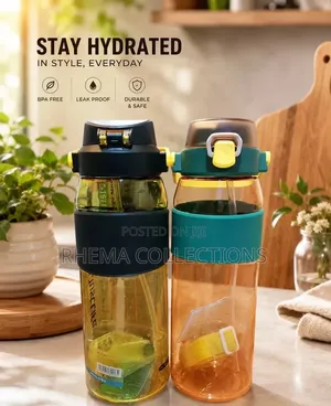 1800ml Quality Strong Water Bottle With Straw