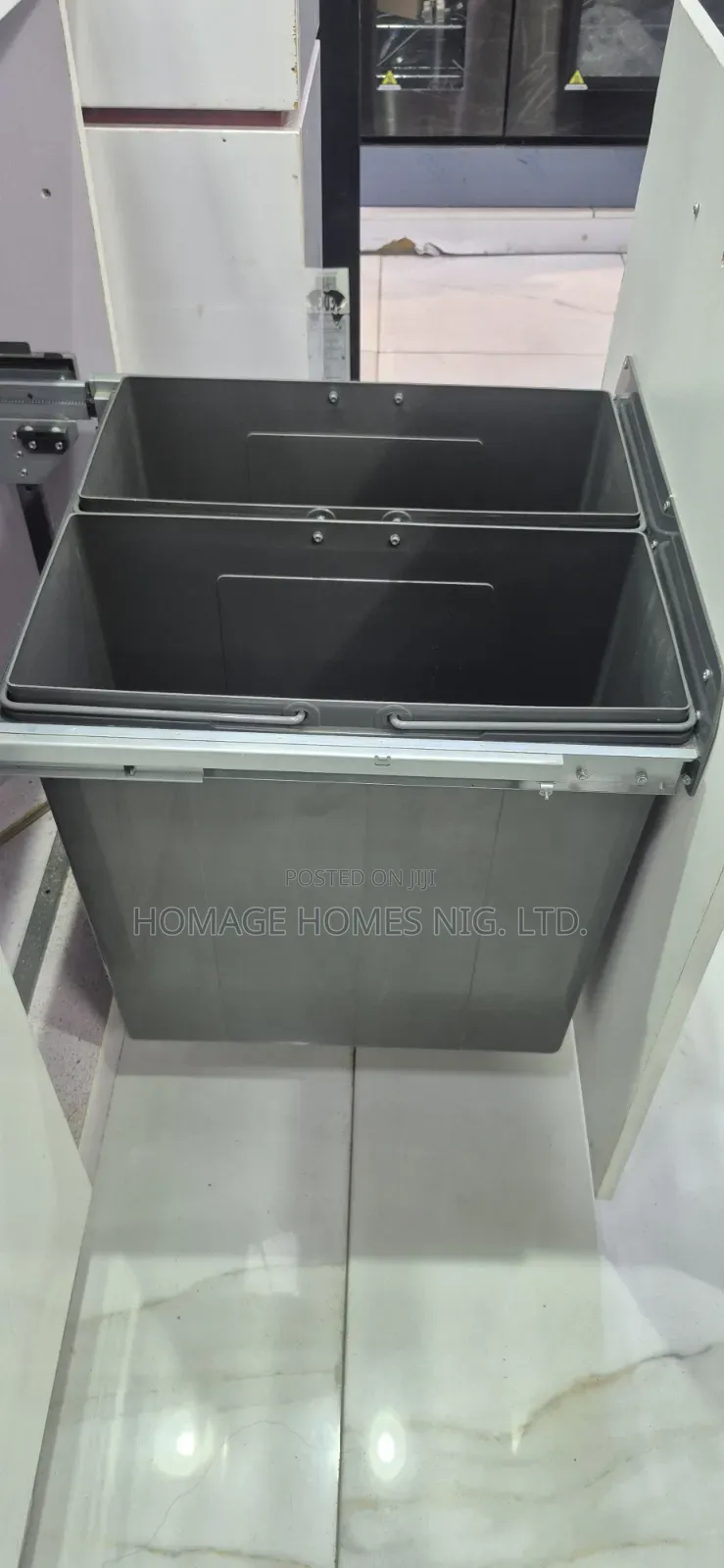 50litres Double Cabinet Kitchen Waste Bin