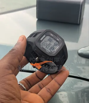 Black Square Rubber Strap Digital Men’s Wrist Watch