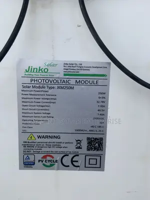 250w Jinko Panel