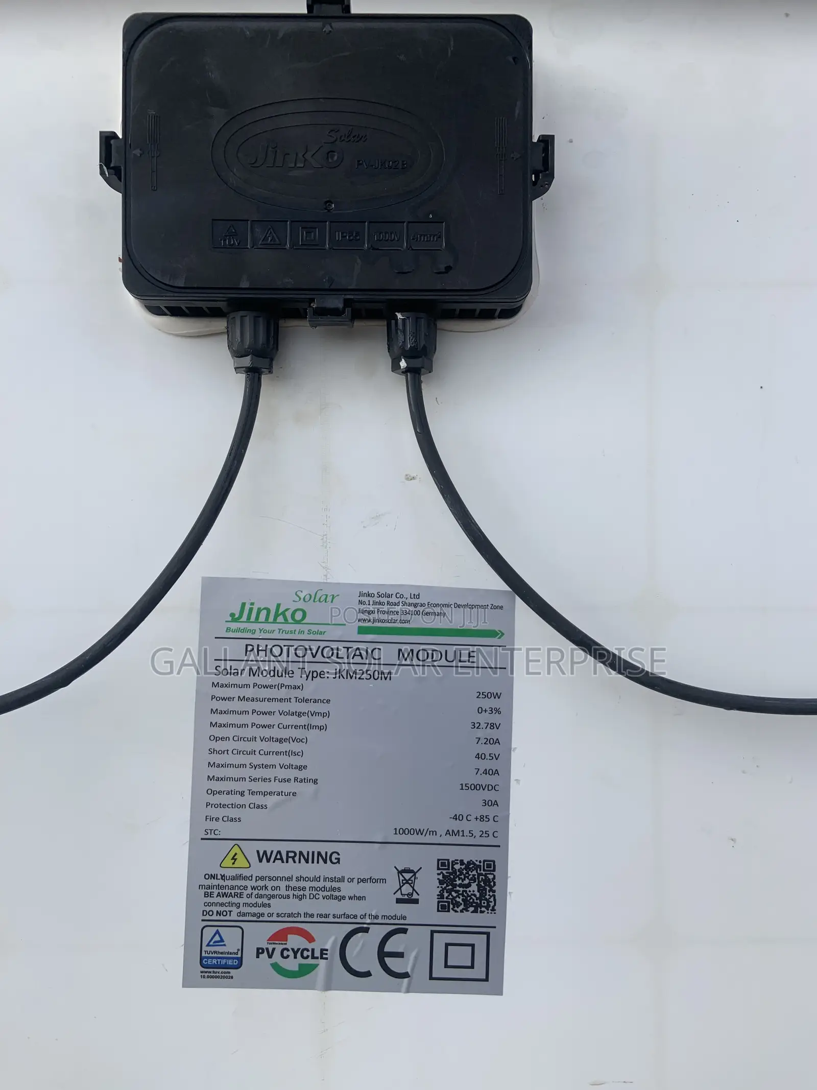 250w Jinko Panel