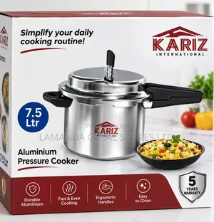 Kanazi 7.5 Litre Aluminium Pressure Cooker