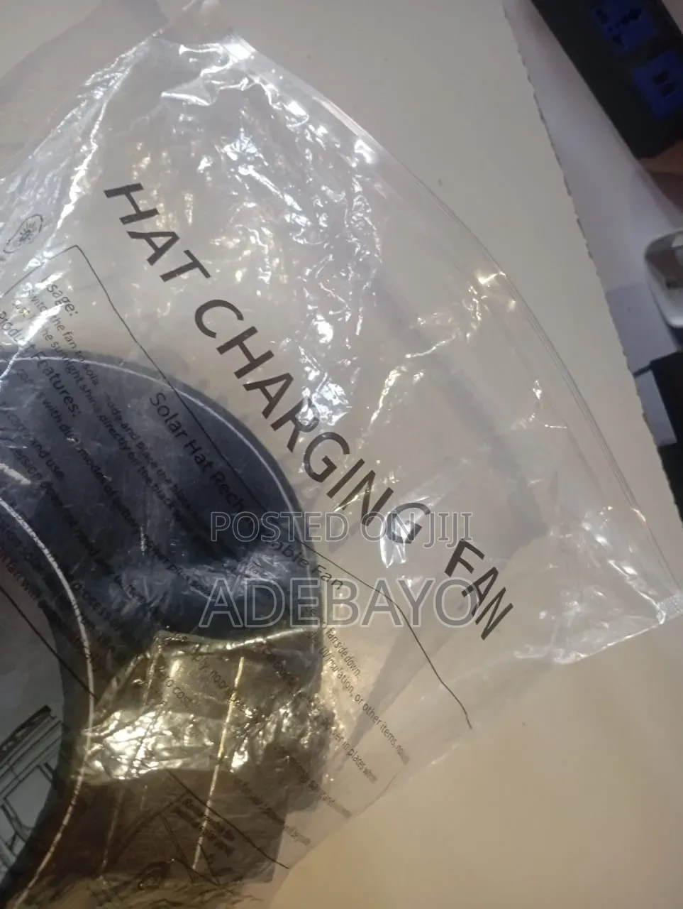 Hat Charging Fan