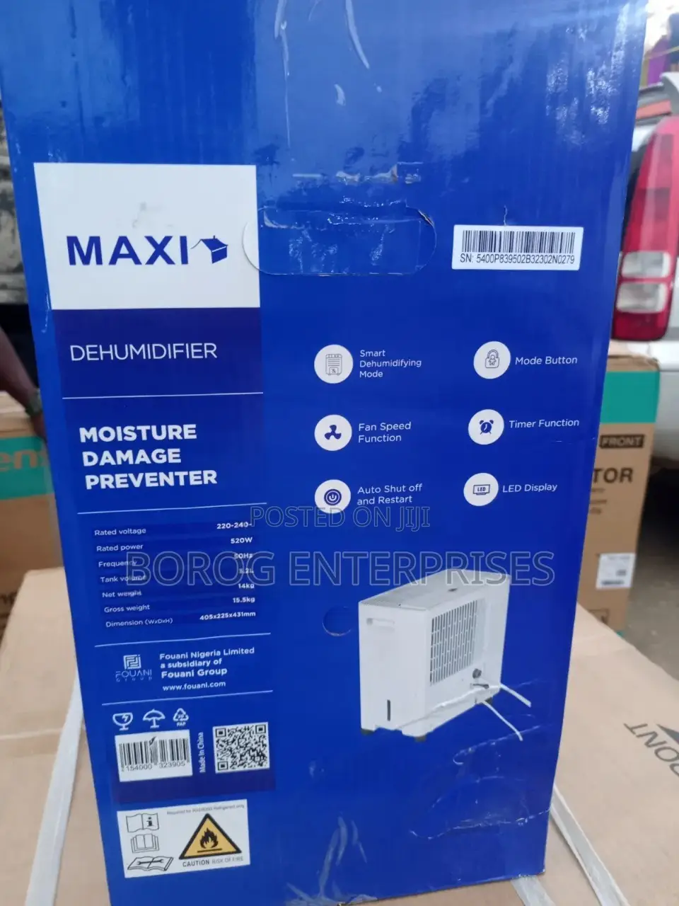 MAXI 30L Smart Dehumidifier | MAXIDH30DEN7