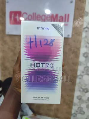 New Infinix Hot 70 128 GB Black