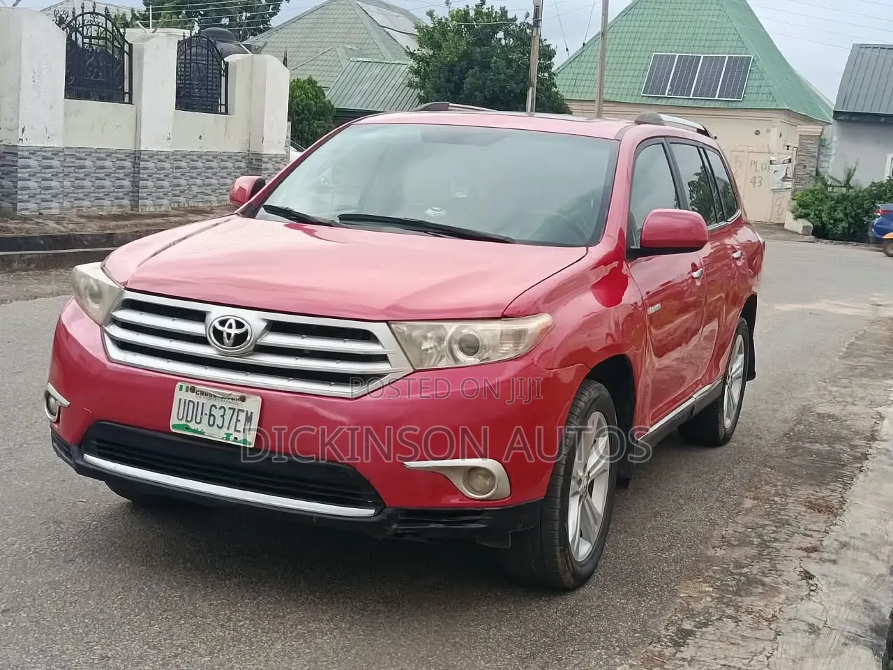 Toyota Highlander 2012 Red