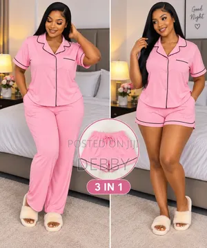 Female 3 in One Pyjamas
