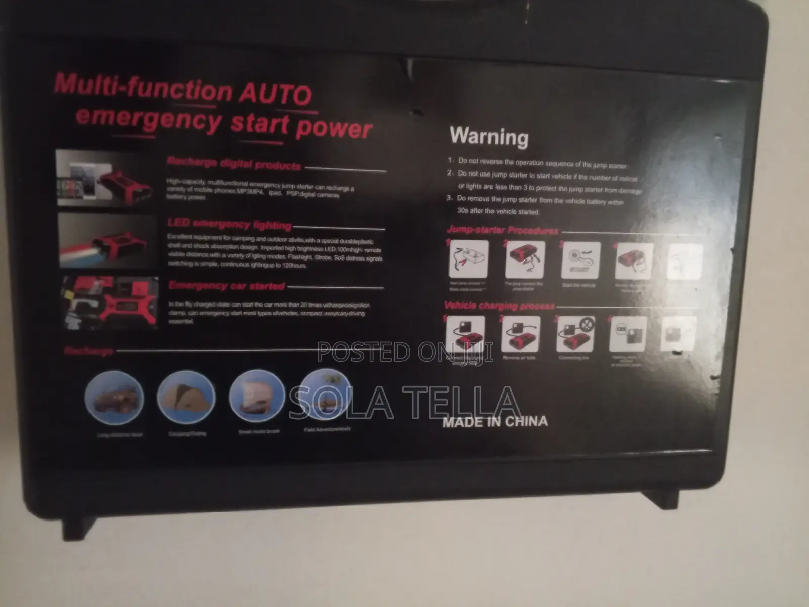 High Power Multi Function Jump Starter
