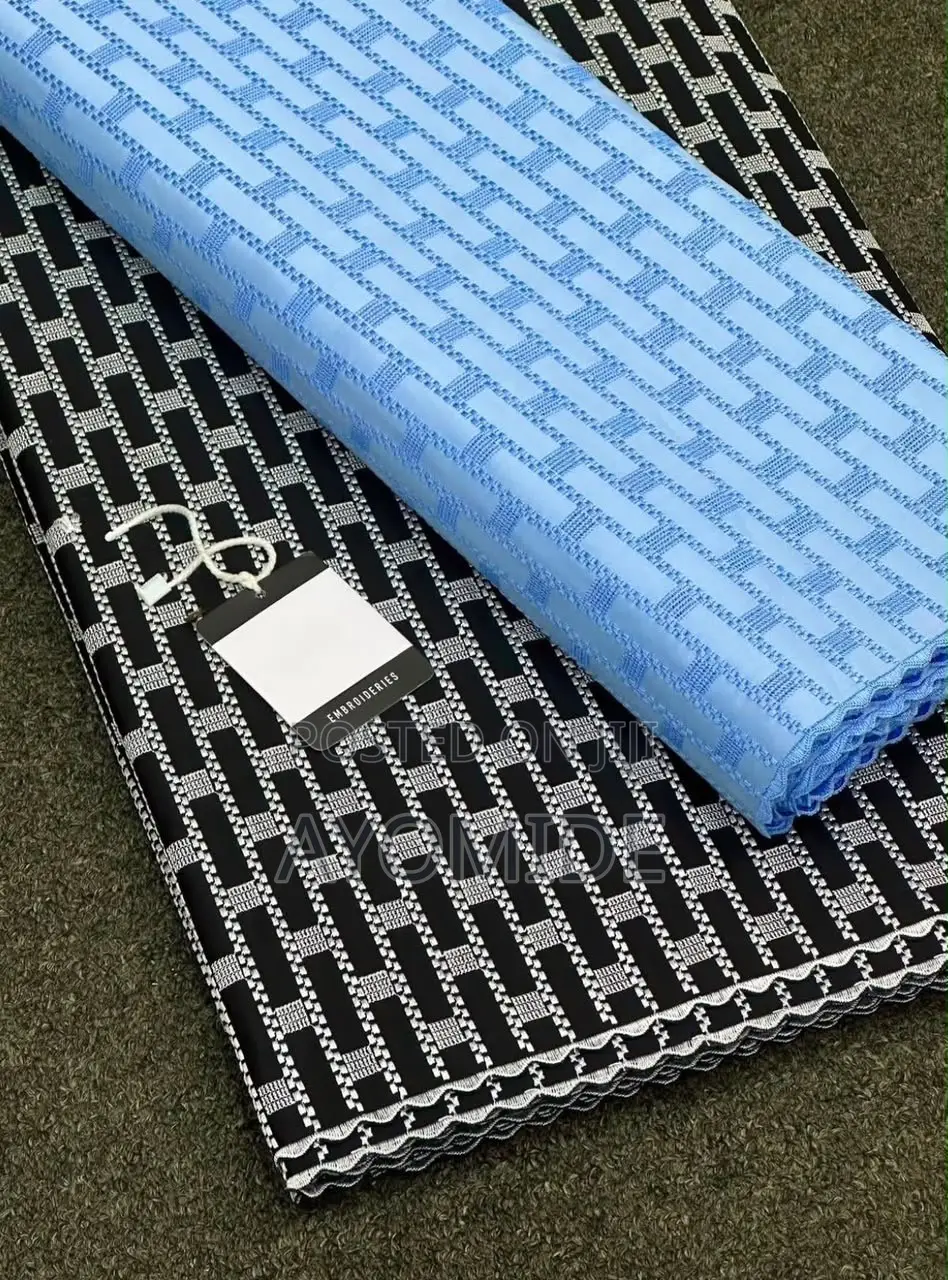 Premium Embroidered Lace Fabric – Elegant Patterned Material