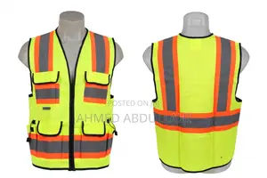Multi-Pocket High-Visibility Safety Vest