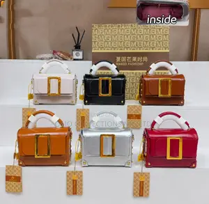 Elegant Ladies Handbag With Decorative Buckle