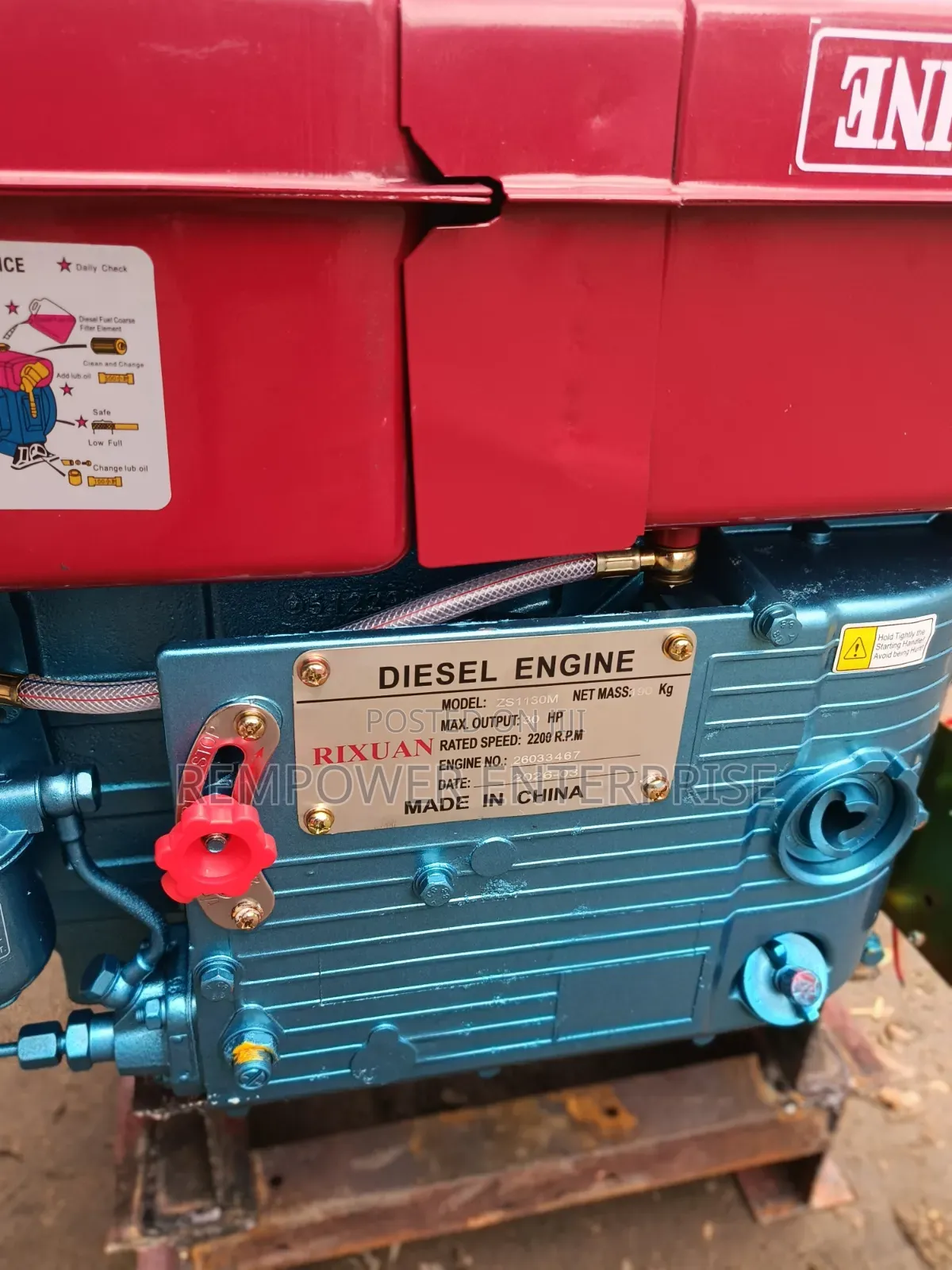 Basic Rixuan Generator 40kva With Key Starter