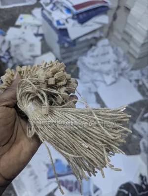 Jute Tag Rope { Hang Tag Rope} - 100pcs
