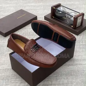 Italian Leather Designer Brown Color Loafers