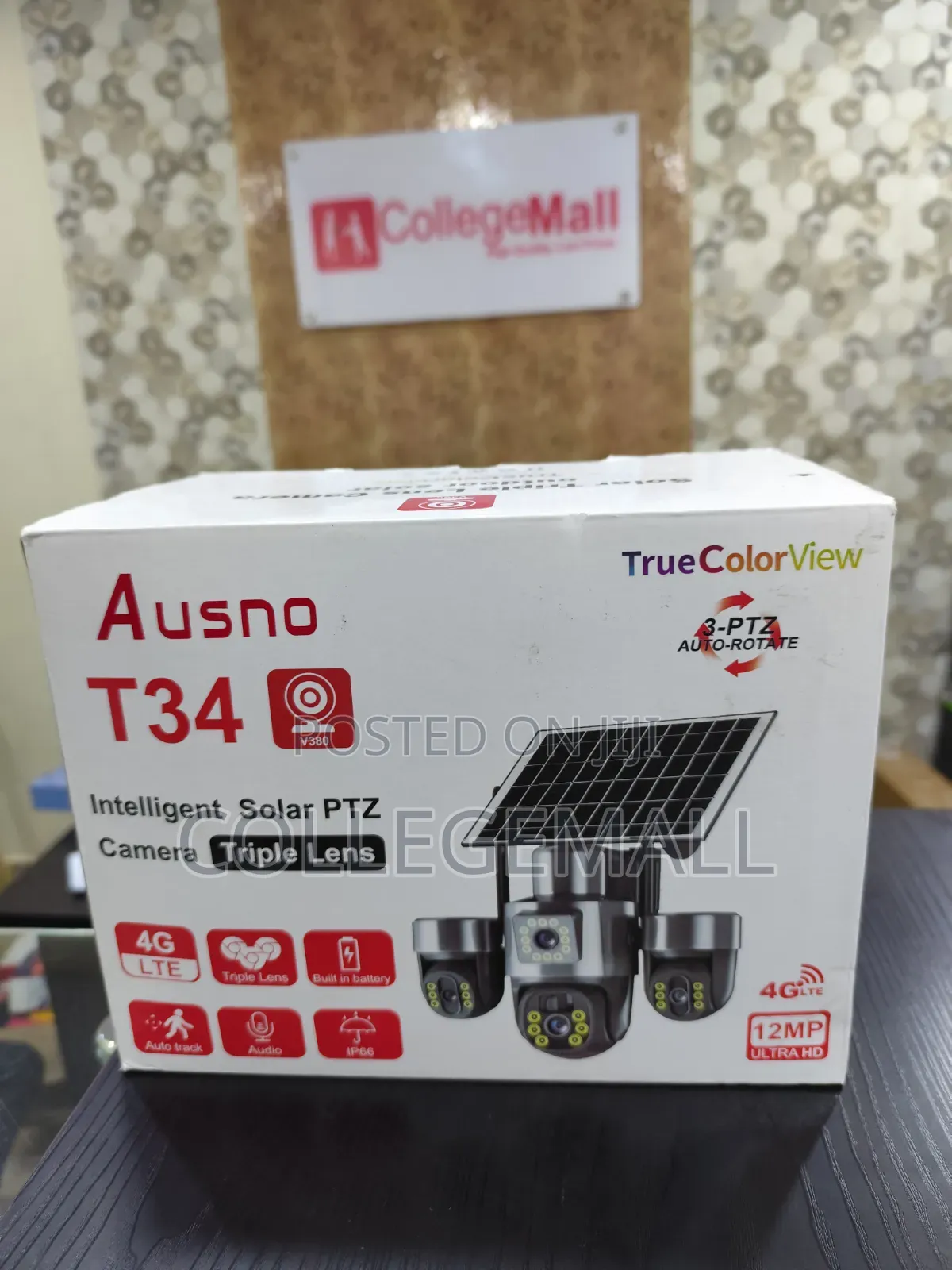 PTZ Triple Lens Solar Camera T34
