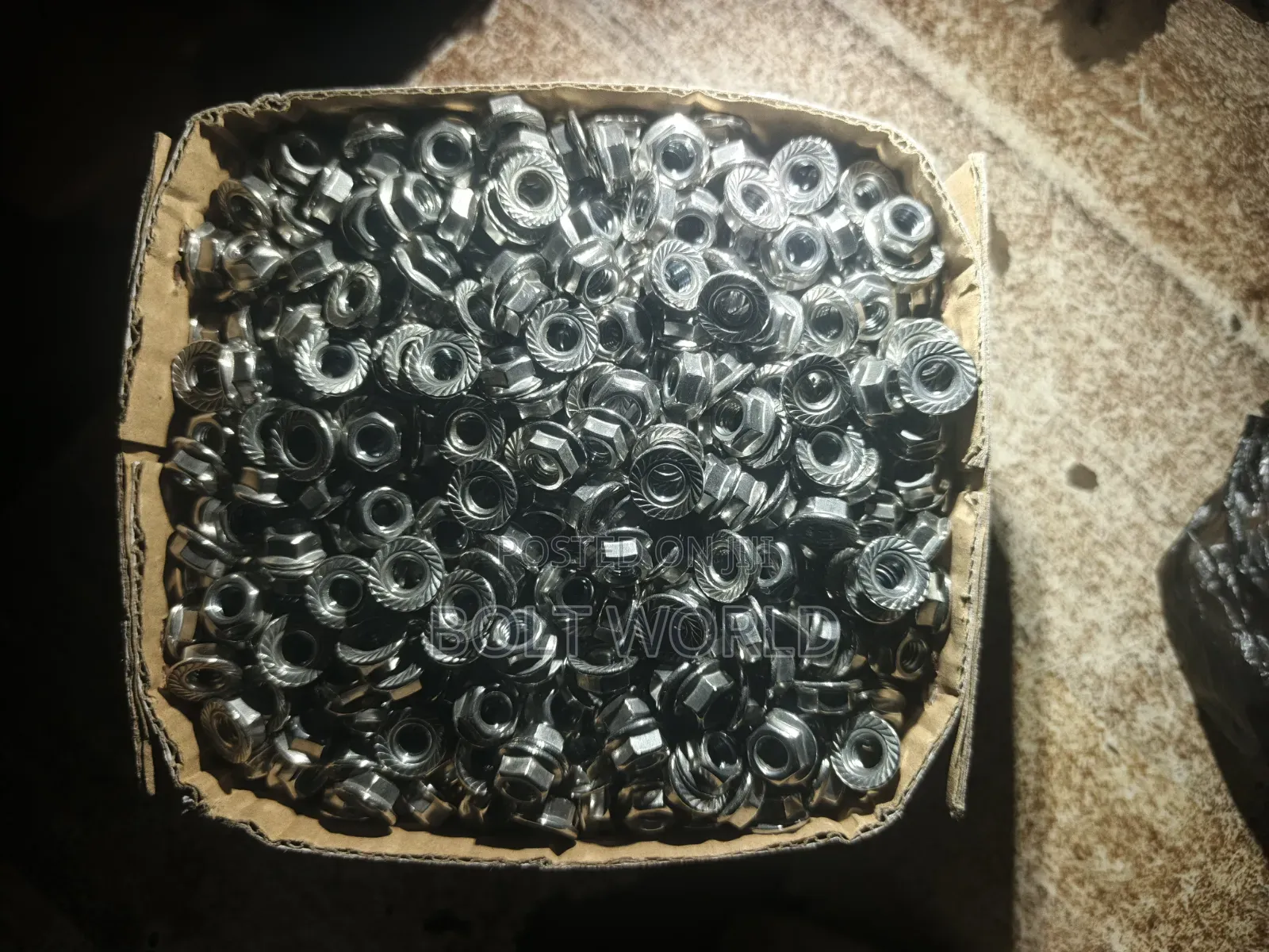 Flange Nut 6mm Stainless