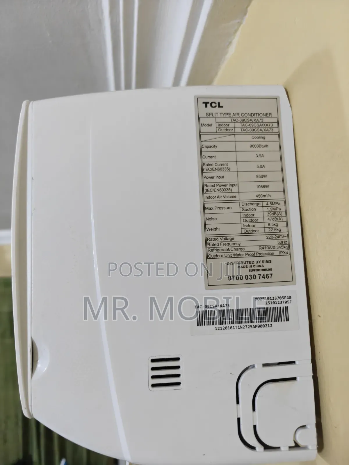 TCL 1hp Non-Inverter AC